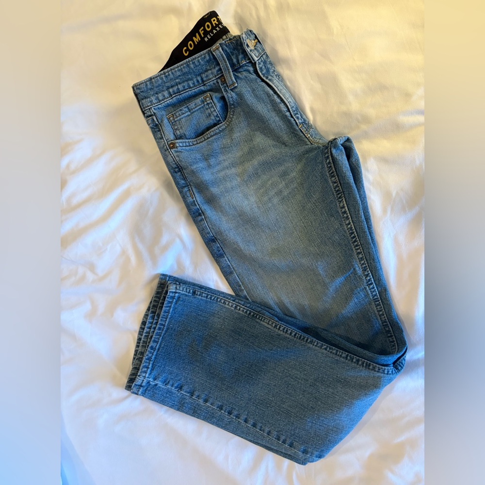 Signature by Levi Strauss Light Blue Relaxed Men's Jeans